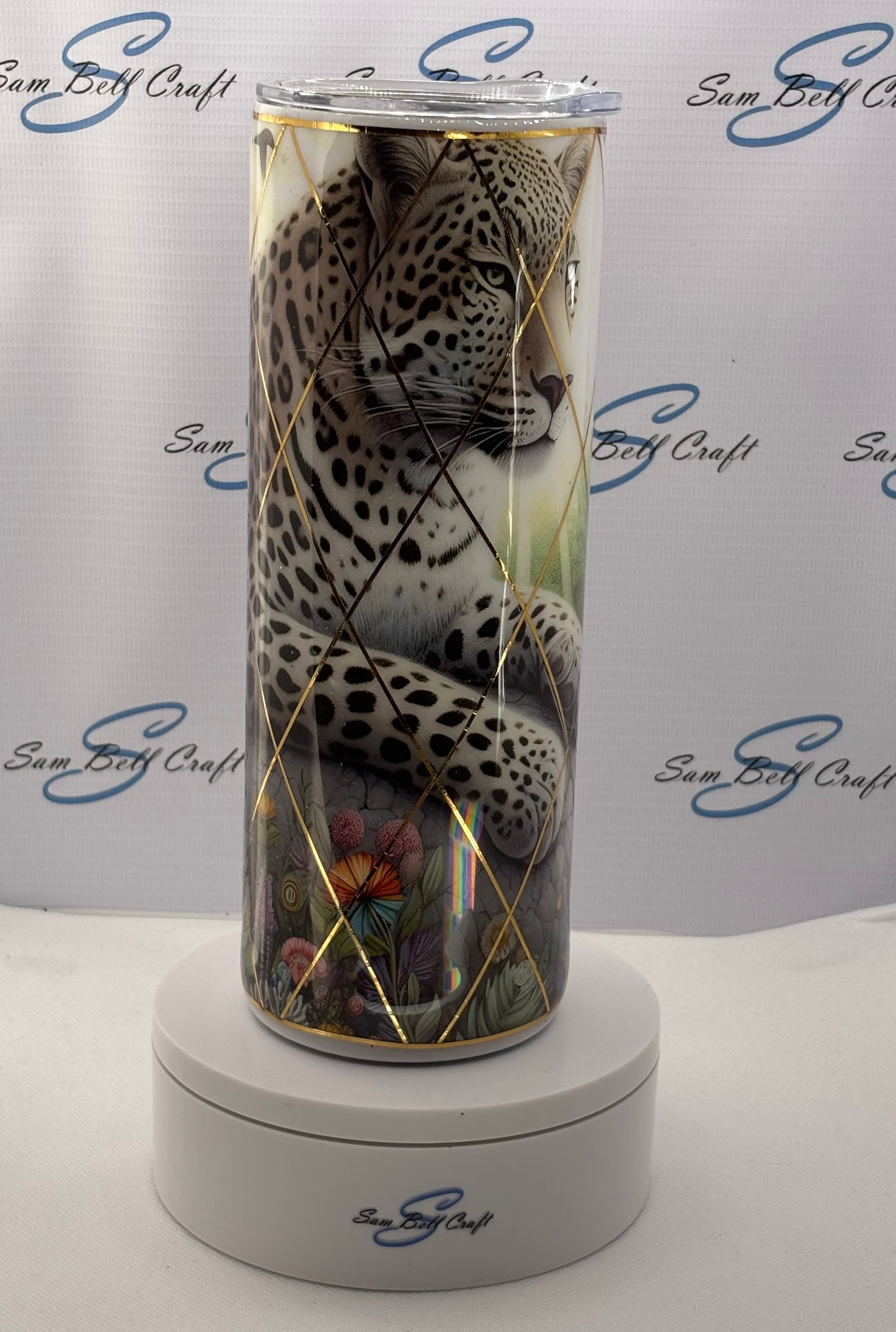 Leopard Vinyl Tumbler