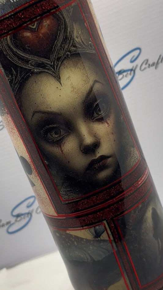 20oz Dark Alice Inspired Tumbler