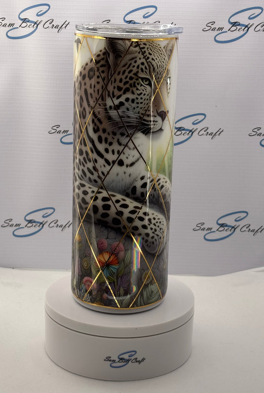 Leopard Vinyl Tumbler